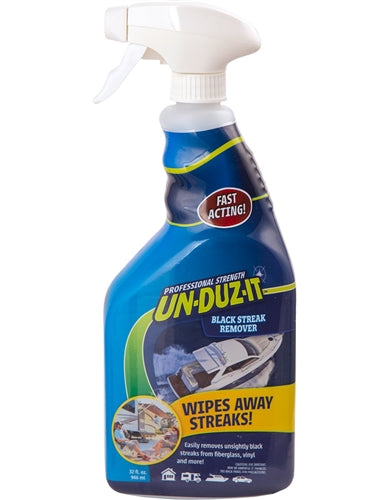 124708 Unduzit Black Streak Remover, a powerful solution for eliminating black streaks, grime, and dirt from RVs, automotive, powersports, off-road, and marine surfaces. Ideal for exterior and truck accessories, interior, truck beds, and RV parts. Marine, AVADA - Best Sellers, Must Haves