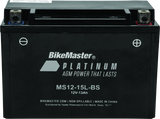 BikeMaster AGM Battery - MS12-15L-BS - BikeMaster