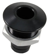 04-03-021 Billet Thru Hull Water Fitting Bilge Pump Outlet Black - Thru-Hull Fittings