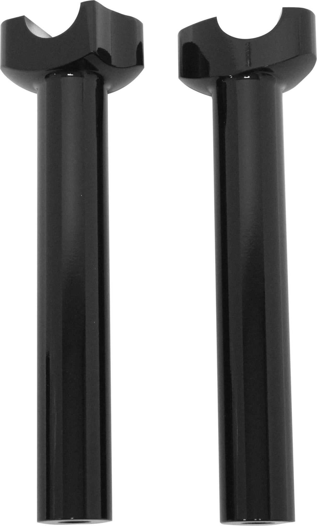 HARDDRIVE 04-561 H Bar Risers 8 1/2" Straight Black