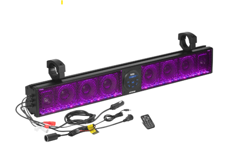 Boss Audio Systems ATV UTV 36in Sound Bar System w/ RGB Illumination - Boss Audio