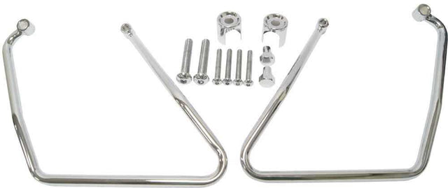 05-207A Saddlebag Supports Chrome Early Sportster