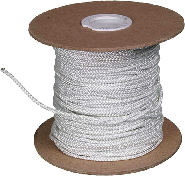 05-208 Nylon Starter Rope Tight Weave White 3/16"X250'