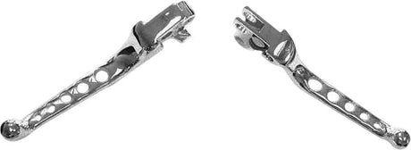 053520 Custom Levers 5 Hole Chrome Big Twin 96 06  Xl 96 03