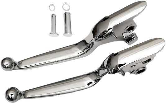 053578 Smooth Lever Set `18 Up St Chrome