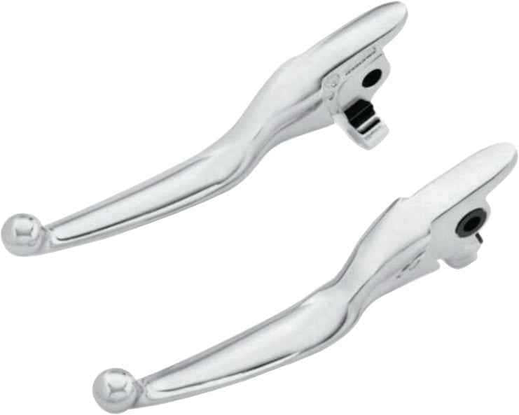 053804 Chrome Lever Set Smooth Touring 14 16 Except Tri Glde