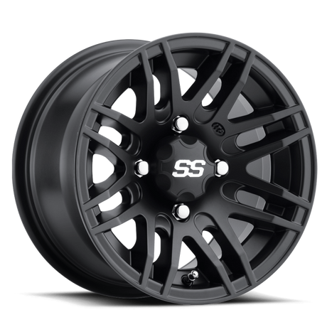 ITP SS 316 14x7 / 4x156 BP / 4+3 Offset Matte Black Wheel - ITP