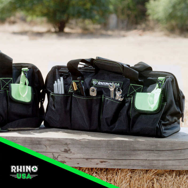 Rhino USA Heavy Duty Tool Bag (Black) - Rhino USA