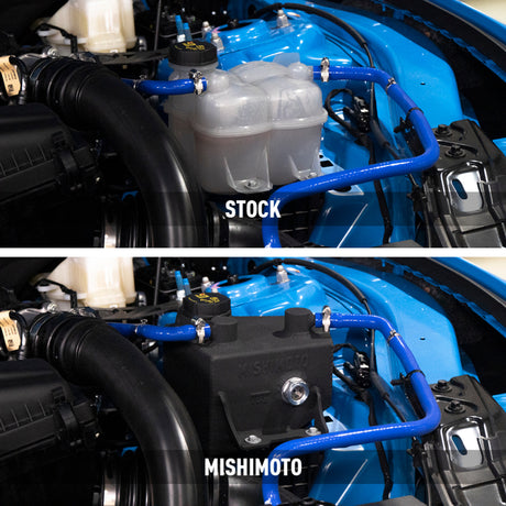 Mishimoto 2024+ Ford Mustang V8/2.3L EcoBoost Expansion Tank - Black - Mishimoto