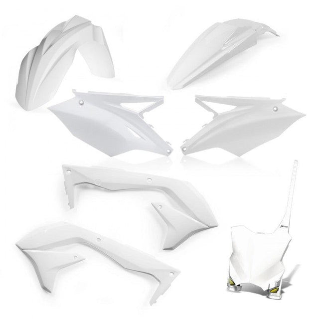 Cycra 16-18 Kawasaki KX450F 5-Pc Replacement Kit - White - RV and Auto Parts