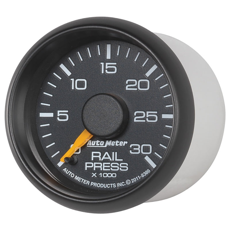 Autometer Factory Match 52.4mm Digital Stepper Motor 0-30,000 PSI Diesel Fuel Rail Pressure Gauge - 8386