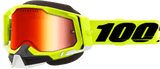 Racecraft 2 Snowmobile Goggle Yellow Mirror Red Lens