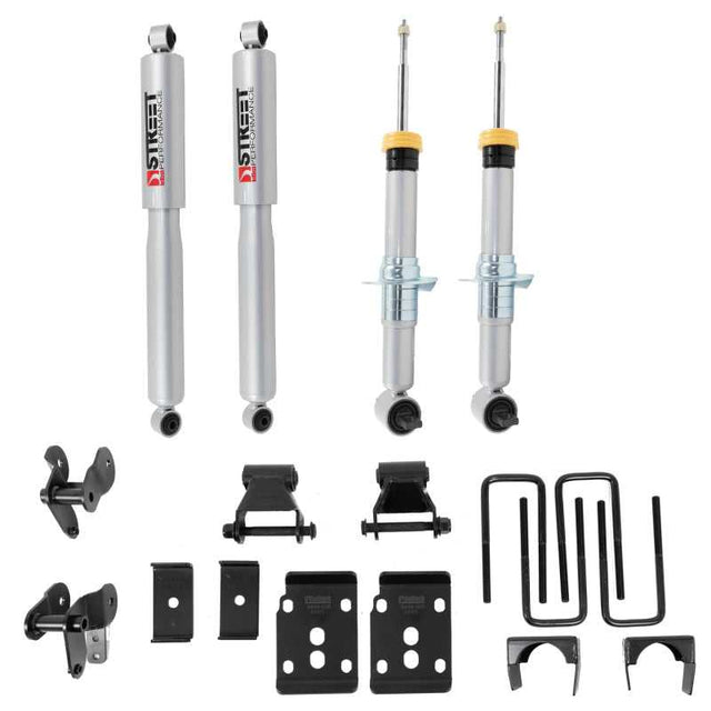 Belltech 1050SP Belltech 2021+ Ford F-150 2WD 1-3.5in Front 4.5in Rear Complete Lower Kit with SP Shocks