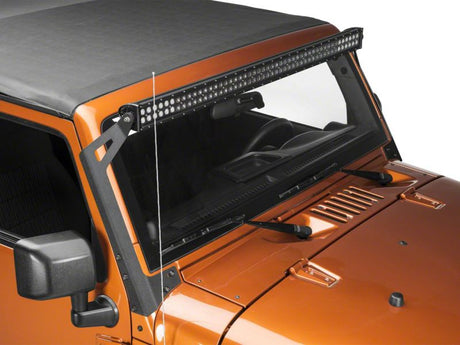 Raxiom 07-18 Jeep Wrangler JK 50-In LED Light Bar Windshield Mount - J106743