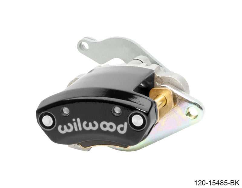 Wilwood 120-15485-BK Wilwood Caliper - MC4 Mechanical Left Hand - Black 1.19in Piston 1.10in Rotor - Black