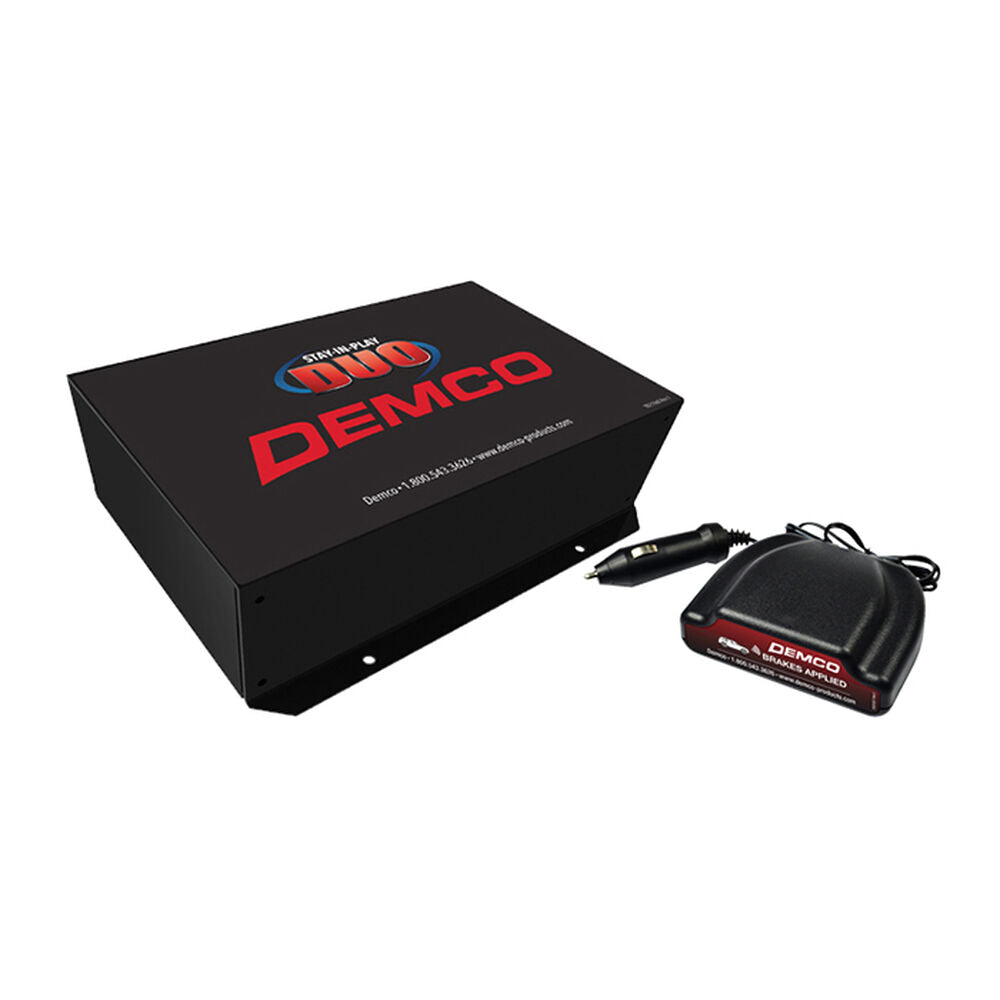 Demco Stay In Play Duo with Wireless Coac ensuring seamless braking control for towed vehicles, RV, Automotive, Powersports, off-road, marine, exterior, truck accessories, interior, truck bed, rv parts, Towing & Hitches, Towing Accessories | Brake Control | Tow Bars | Locks, AVADA - Best Sellers