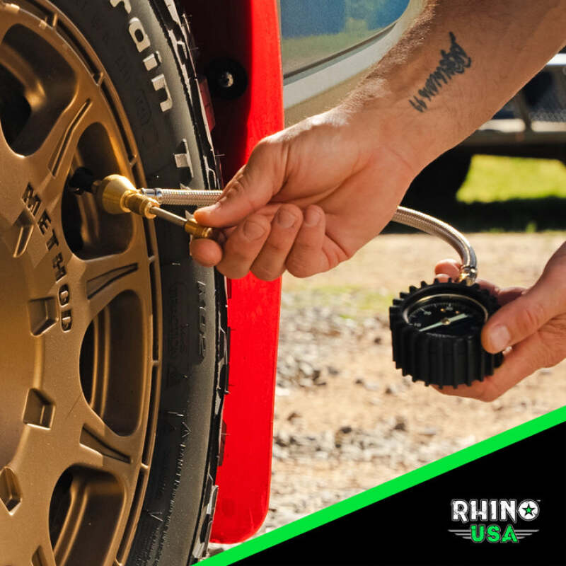 Rhino USA 60Psi Tire Deflator Gauge - Rhino USA