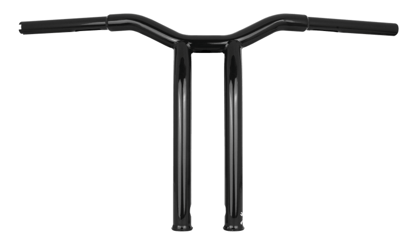 Burly Brand Dominator Raked Bar 14in - Matte Black - RV and Auto Parts