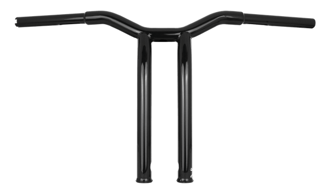 Burly Brand Dominator Raked Bar 14in - Matte Black - RV and Auto Parts