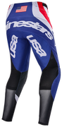 Techstar Union Limited Edition Pants Bright Red/Dark Blue/White Alpinestars 