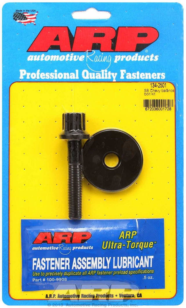 134-2501 ARP Fasteners Harmonic Balancer Bolt For Use With Chevy