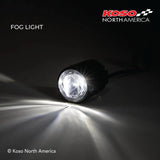 Mini Led Fog Light Black Each - RV and Auto Parts