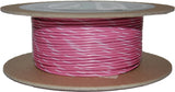 NWR-109-100-20 Namz Custom Cycle 100' Spool 20-Gauge Wire (Pink/White Stripe) - RV and Auto Parts