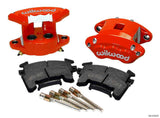 Wilwood 140-12102-R Wilwood D154 Rear Caliper Kit - Red 1.12 / 1.12in Piston 0.81in Rotor