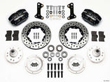 Wilwood 140-13202-D Wilwood Dynapro Dust-Boot Front Kit 11.00in Drilled 67-69 Camaro 64-72 Nova Chevelle