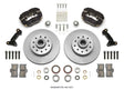 Wilwood 140-14271 Wilwood Forged Dynalite Front Kit 11.03in 1 PC Rotor&Hub 74-80 Pinto/Mustang II Disc Spindle only