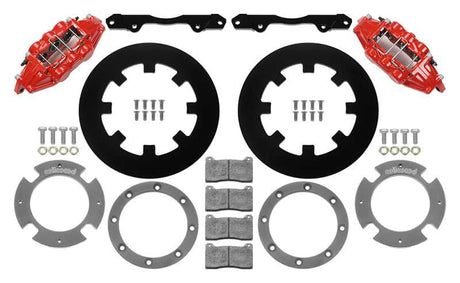 Wilwood 140-16628-R Wilwood 17-21 Can-Am X3RS Red Front Kit 11.25in - Undrilled Rotors