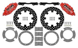 Wilwood 140-16629-DR Wilwood 17-21 Can-Am X3RS Red Rear Kit 11.25in - Drilled Rotors