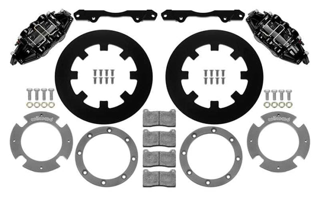 Wilwood 140-16629 Wilwood 17-21 Can-Am X3RS Black Rear Kit 11.25in - Undrilled Rotors