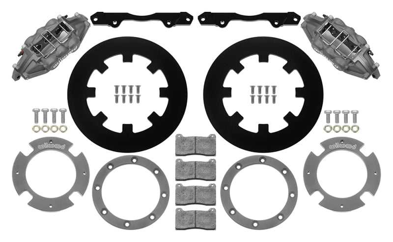 Wilwood 140-17040 Wilwood 17-21 Can-Am X3RS 6-Piston Front Kit 11.25in - Anodized