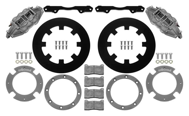 Wilwood 140-17041 Wilwood 17-21 Can-Am X3RS 6-Piston Rear Kit 11.25in - Anodized