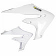 Cycra 20+ Yamaha WR250F Powerflow Radiator Shrouds - White - RV and Auto Parts