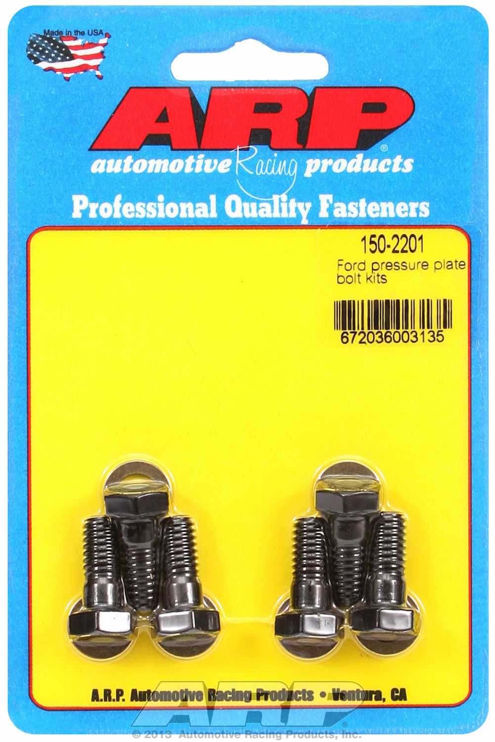 150-2201 ARP Fasteners Clutch Pressure Plate Bolt For Use With 1985