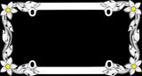 19130 Cruiser License Plate Frame Daisy