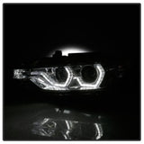 Spyder 12-14 BMW F30 3 Series 4DR Projector Headlights - LED DRL - Smoke (PRO-YD-BMWF3012-DRL-SM) - 5084361