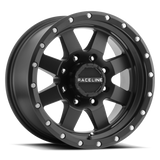 Raceline 935B Defender 18x9in / 6x139.7 BP / -12mm Offset / 107.95mm Bore - Satin Black Wheel