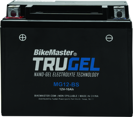 BikeMaster Trugel Battery MG12-BS - BikeMaster