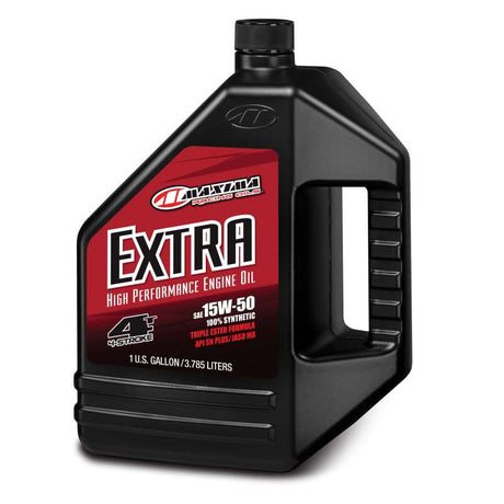 Maxima Extra 15w50 100% Synthetic High Performance Engine Oil - 128oz Container