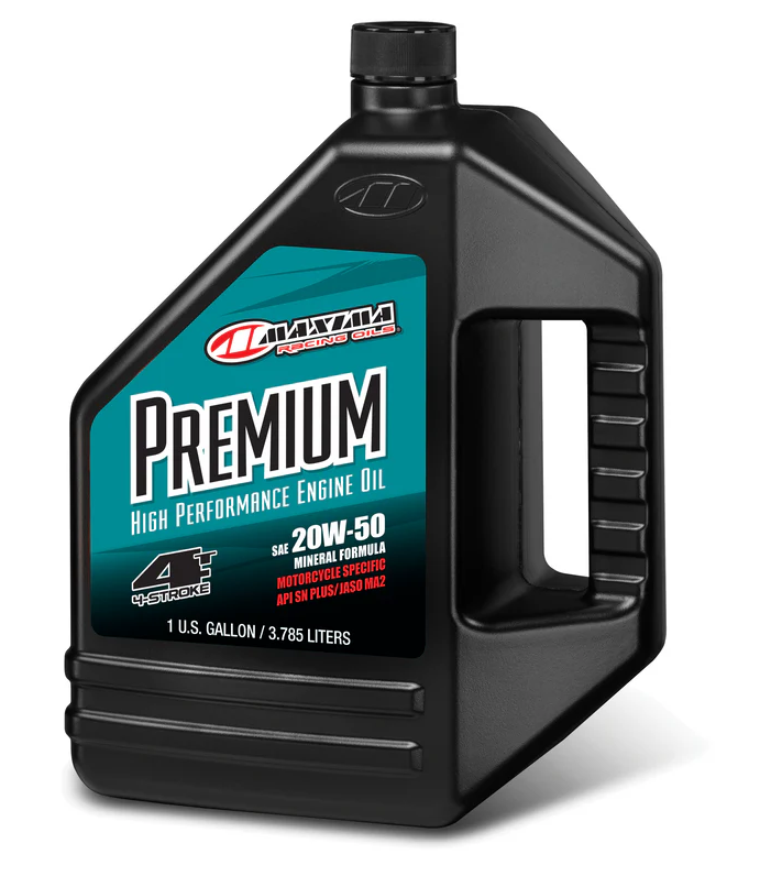 Maxima 359128 Premium 4T 20W-50 1Gal 4/Case