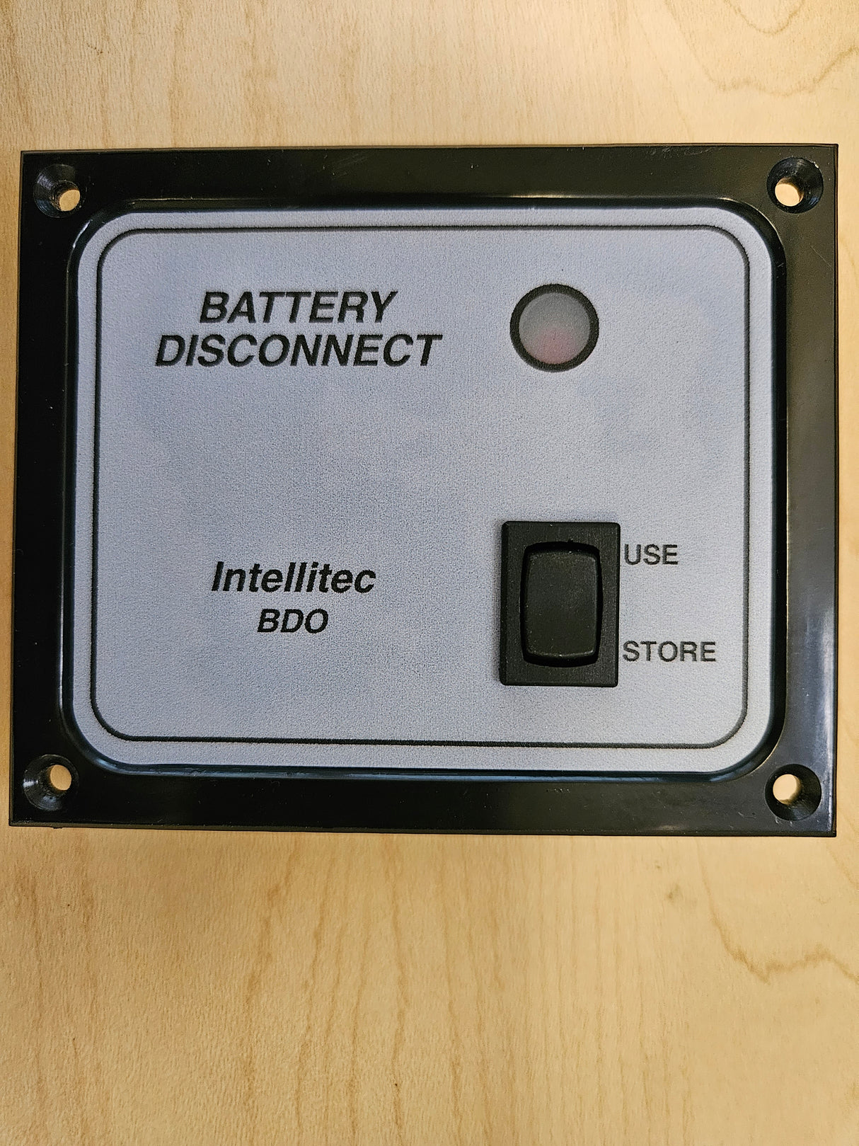 Intellitec Battery Disconnect Switch Panel - Black/Silver with Limited 90 Day Warranty - RV and Auto Parts