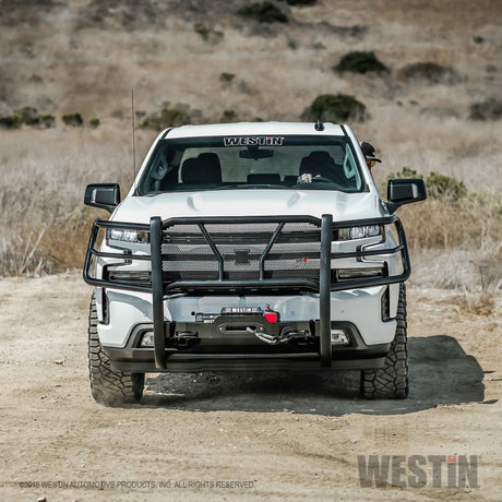 Westin Chevrolet Silverado 1500 19-21 (Excl. 2019 Silverado LD) HDX Winch Mount Grille Guard - Westin