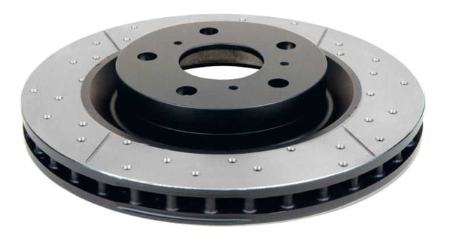 DBA 2126BLKX DBA 11-14 Ford Mustang GT (w/Standard Brakes) 3.7L Front Drill & Slot Street Series Rotor w/Blk Hat