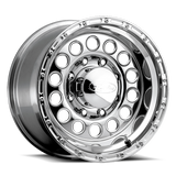 Raceline 887 Rock Crusher 16x8in / 5x139.7 BP / -20mm Offset / 107.95mm Bore - Polished Wheel