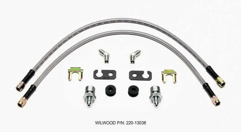 Wilwood 220-13038 Wilwood Flexline Kit Front 2013 Focus