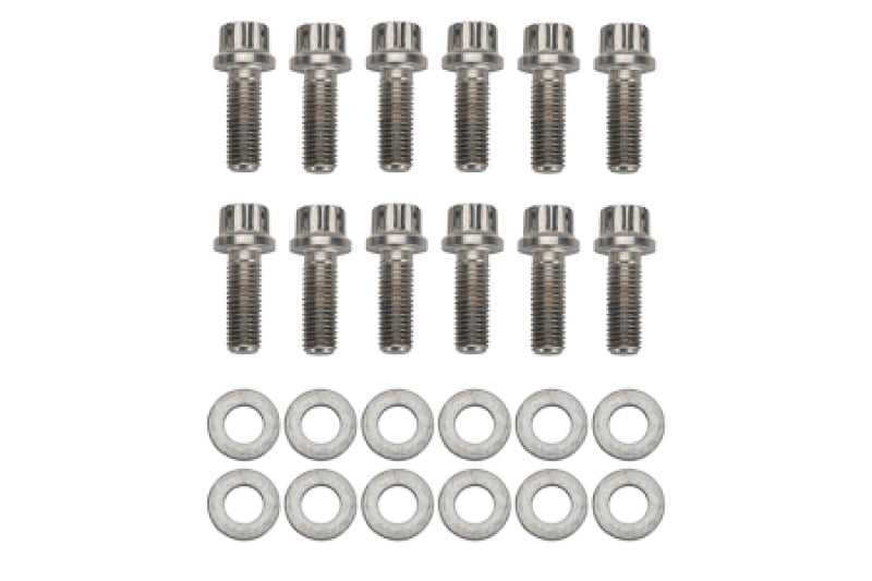 Wilwood 230-8217 Wilwood Bolt Kit - Hat/Rotor 1/4-28x.75 12 Pt Stainless