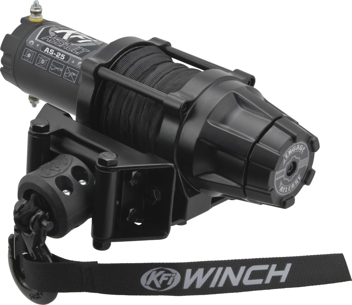 KFI 2500lb Synthetic Assualt Series Winch